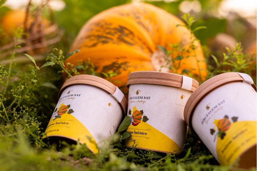 Geschmack Geröstete Kürbiskerne 120 g TO-GO süß mit Geschmack