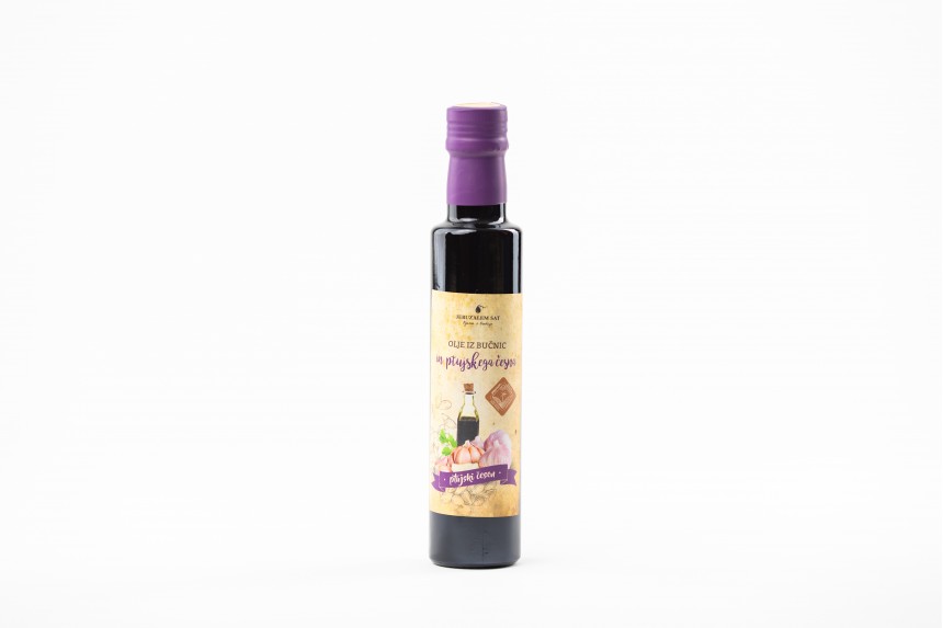 Kürbiskernöl mit Knoblauch aus Ptuj 0,25 L